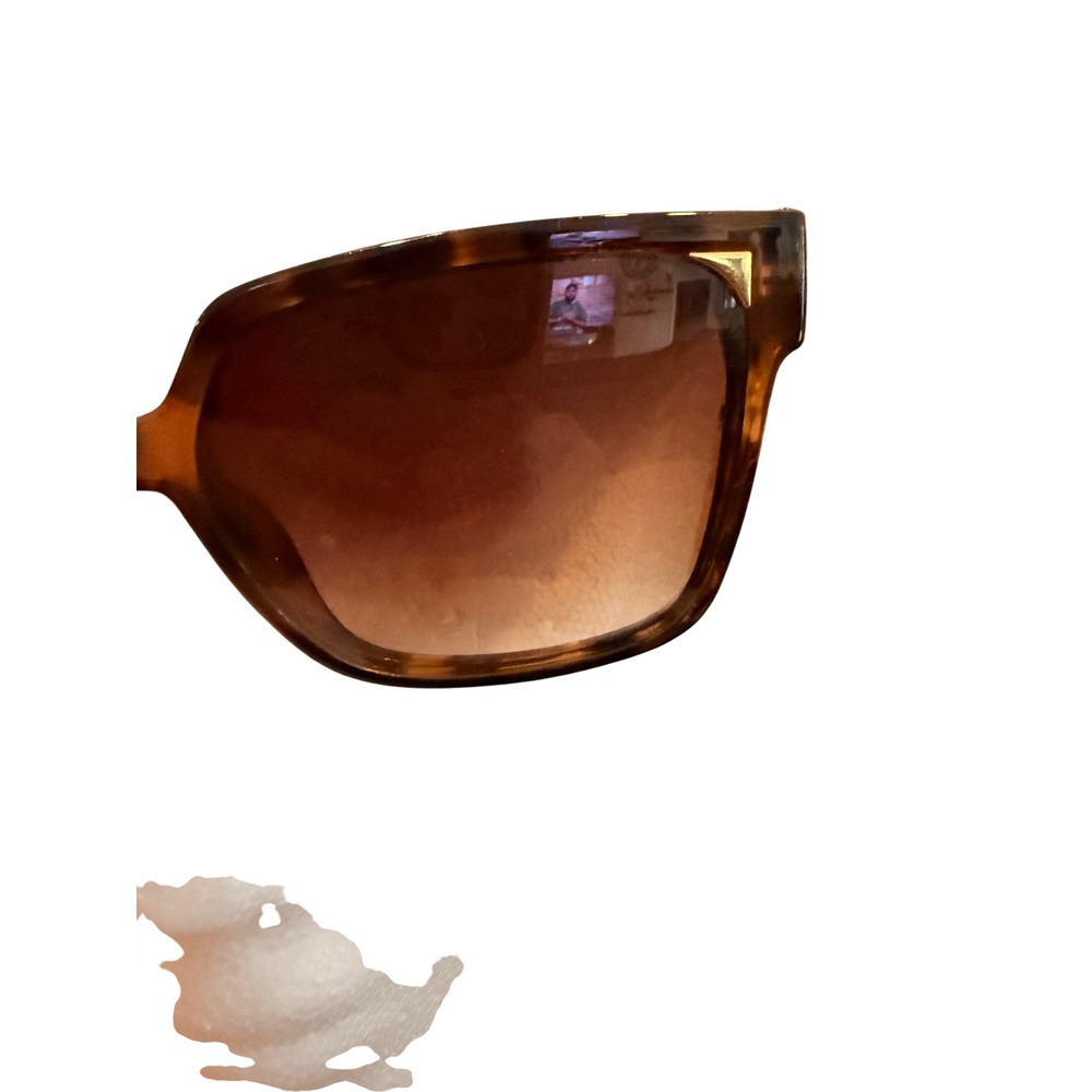 Tahari Oversized Square Sunglasses‎ Tortoise Brown Gradient Quiet Luxury Chic - Picture 3 of 11